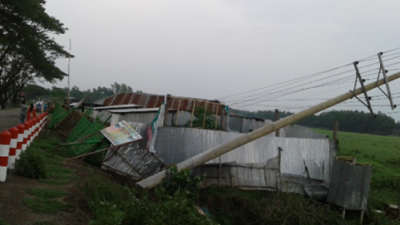 গাজীপুরে কালবৈশাখী ঝড়ে স্কুল ছাত্রী নিহত
