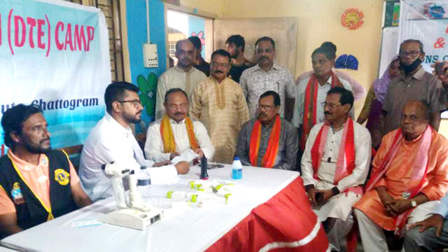 খাগড়াছড়িতে বিনামূল্য চক্ষু চিকিৎসা সেবা ও ঔষধ বিতরণ