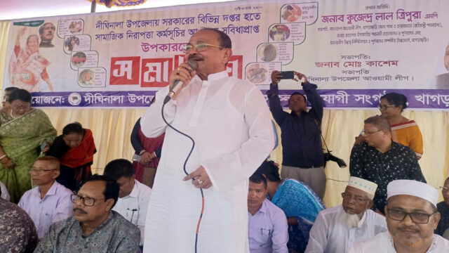 উন্নয়ন তরান্বিত নৌকায় বিকল্প নেই-কুজেন্দ্র লাল ত্রিপুরা এমপি