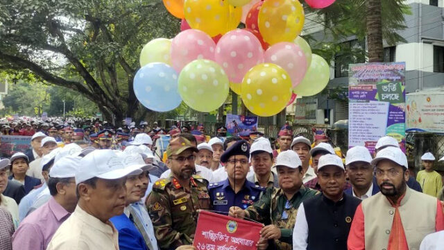 পার্বত্য শান্তি চুক্তির বর্ষপূর্তি উদযাপন বান্দরবানে