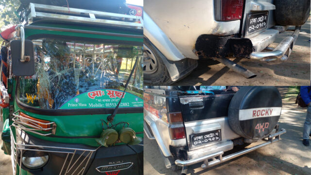 সাজেকগামী পর্যটক গাড়িতে গুলি