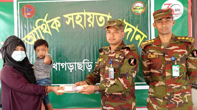শিশুর জীবন যুদ্ধে চিকিৎসায় সঙ্গি হলো সেনাবাহিনী