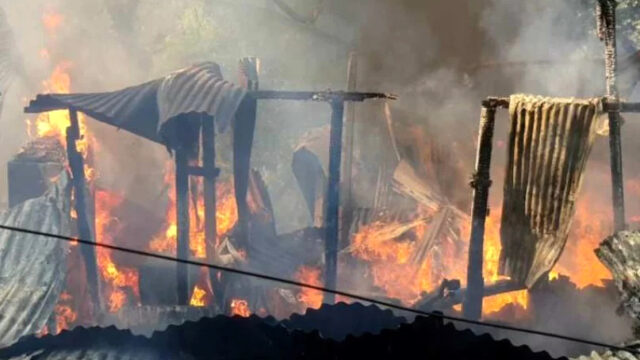 আগুনে পুড়লো রাঙামাটির ৫ বসতঘর