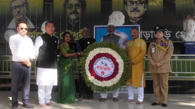 খাগড়াছড়িতে বিনম্র শ্রদ্ধায় ৭ই মার্চ উদযাপন