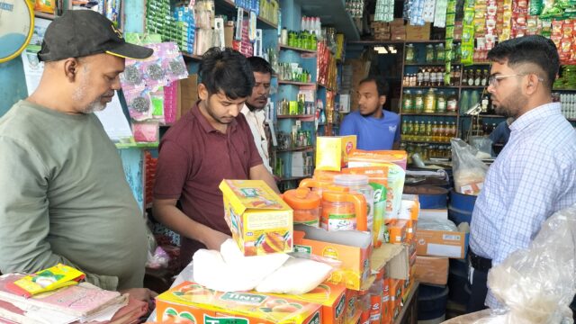 দীঘিনালায় বাজার মনিটরিং,জরিমানা