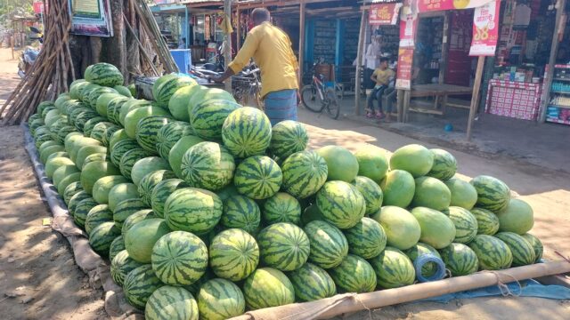 তরমুজ কেনা এখন ক্রেতাদের কাছে স্বপ্ন