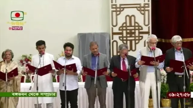 অন্তর্বর্তীকালীন সরকারের উপদেষ্টার শপথ নিলেন যারা