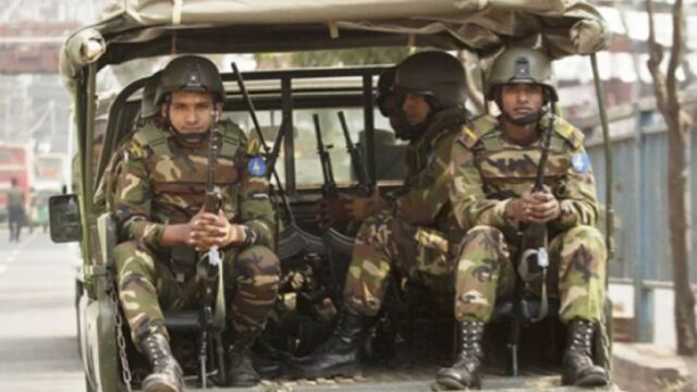 আইনশৃঙ্খলা নিয়ন্ত্রণে সেনা মোতায়েন ৫৮ জেলায়