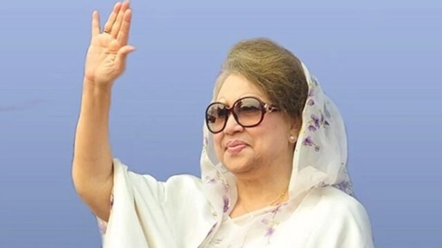 বিএনপি চেয়ারপারসন খালেদা জিয়া মুক্ত