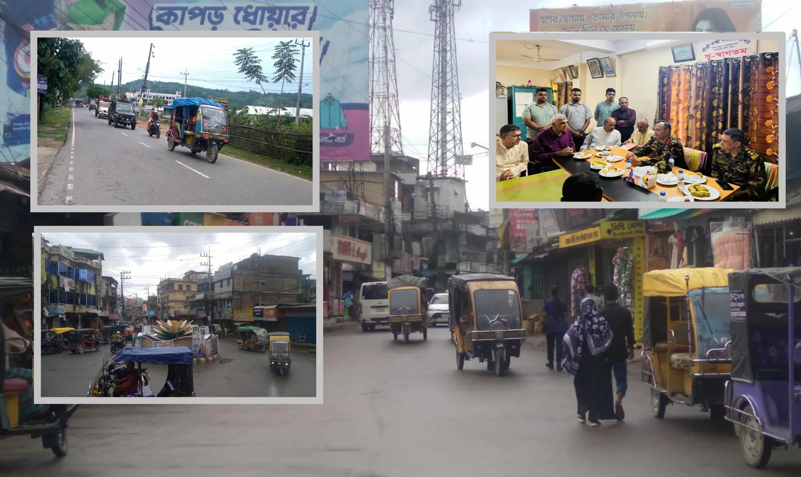 স্বাভাবিকের পথে খাগড়াছড়ি,কাটছেনা আতঙ্ক