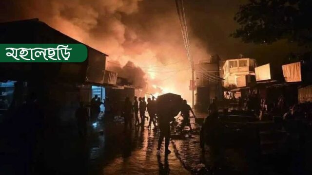 আগুনে পুড়ল ২৩ দোকান