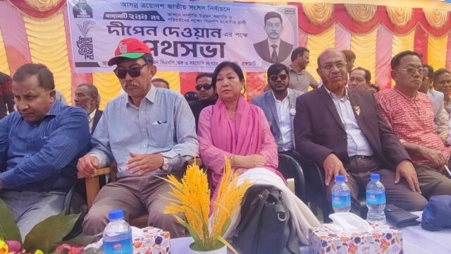 বাঘাইছড়িতে বিএনপি প্রার্থীর জমজমাট নির্বাচনী প্রচারণা