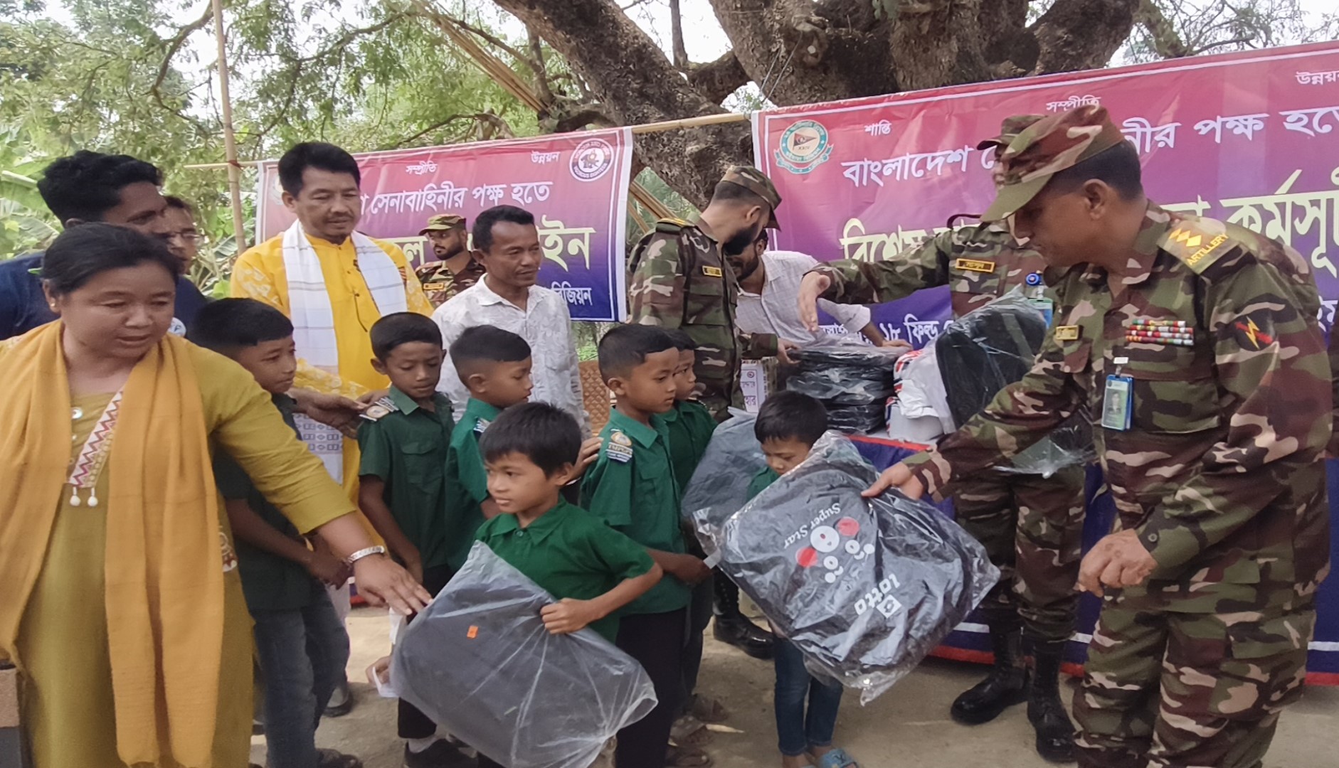 মাটিরাঙ্গায় সম্প্রীতি’র মানবিক সহায়তা